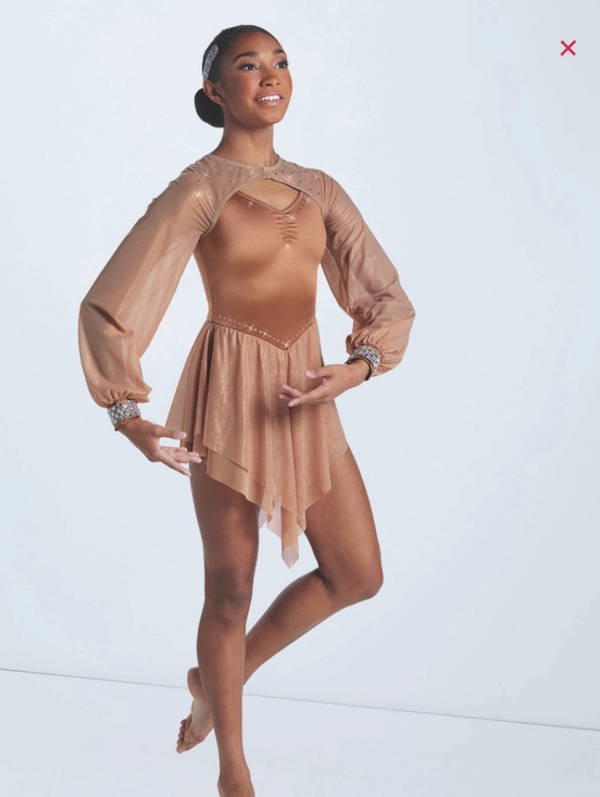 Weissman Dresses & Skirts - NWT Womens Weissman Showtime The Weather Warm Sand Dance Costume